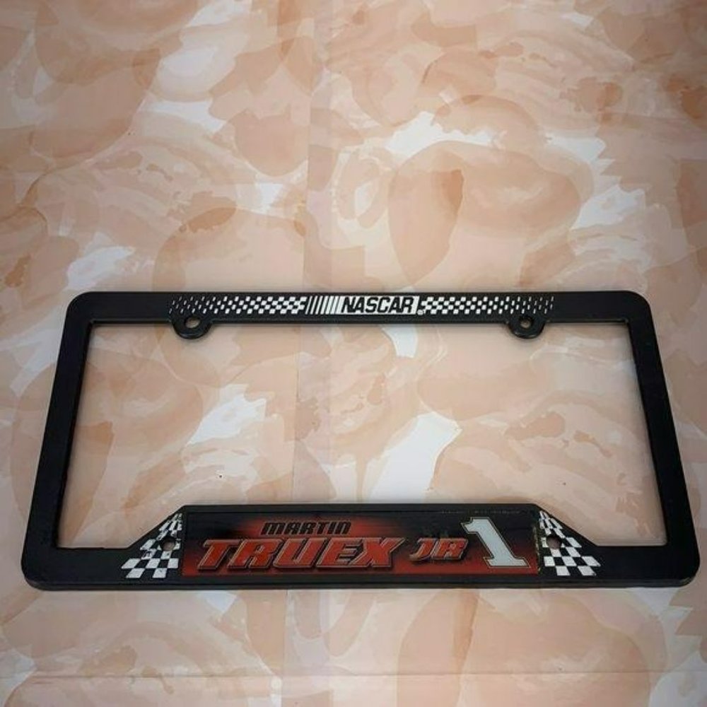 License Plate‎ Frame Nascar Martin True Jr #1